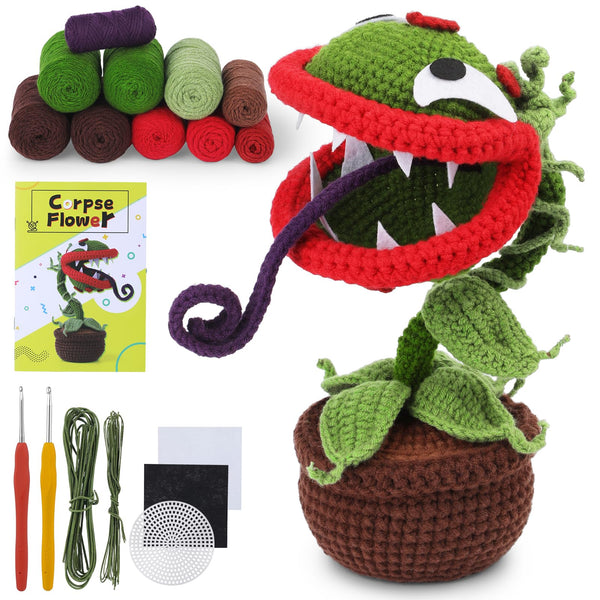 Piranha Halloween Crochet Kit for Beginners