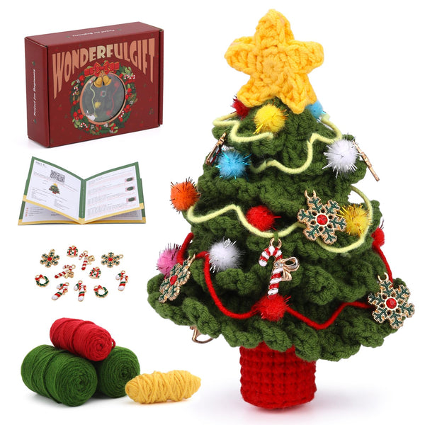 Christmas Tree - Christmas Crochet Kit for Beginners