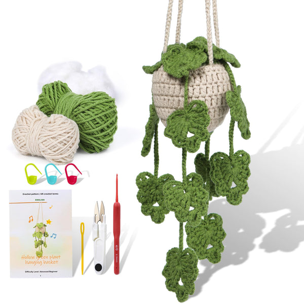 Green Plants Crochet Kit for Beginners