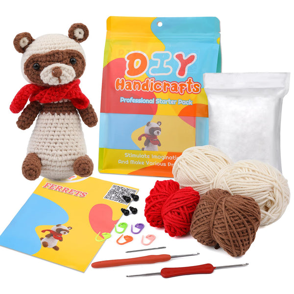 Ferret Crochet Kit for Beginners