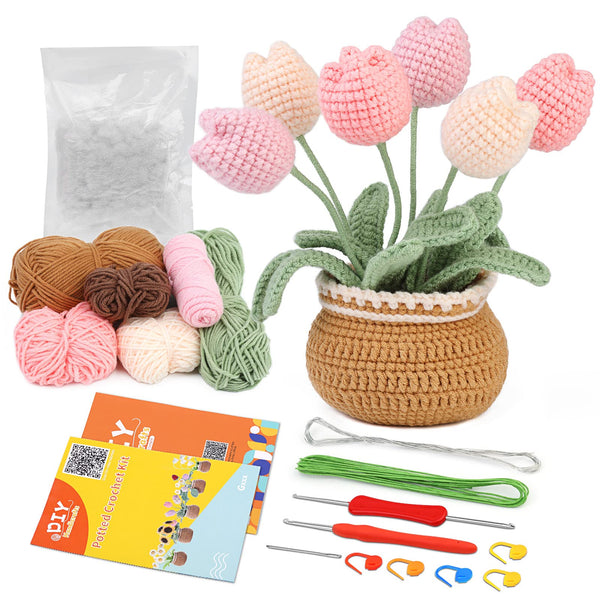 Tulips Crochet Kits for Beginners